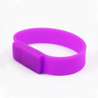 Gelang Silikon Modis Usb Flash Drive, Logo Kustom Gelang Karet Usb Pendrive Terlaris