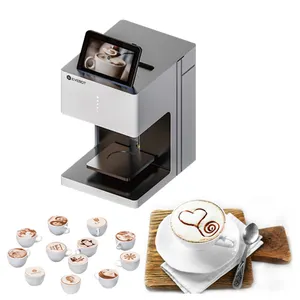 Imágenes de impresión de café en máquina de espuma de café, impresora de café a precio competitivo promocional