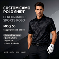Polo de golf pour homme grande taille en tissu extensible à manches courtes, logo personnalisé, coupe étendue, marque privée, vêtements d'équipe de golf, vente en gros