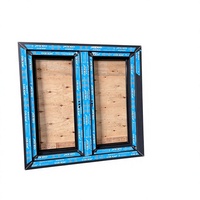 Energiesparendes Modernes PVC-Drehfenster mit Schwingöffnung Doppelt Verglastes Hurrikan-Sicherheitsglas für den Hausgebrauch