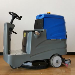 Ride On <b>Floor</b> Scrubber 28 In 48V Battery Electric Commercial <b>Cleaning</b> <b>Machine</b> For Factory Workshop Garage Mall Supermarket - Product Image 3