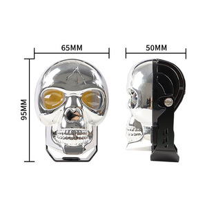 Faro LED Externo Modificado para Motocicleta con Diseño de Calavera - Product Image 3