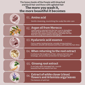 Shampoo Fixateur de Couleur Teinture pour <span class=keywords><strong>Cheveux</strong></span> Gris Violet Shampooing Protecteur de Couleur Shampooing Anti-Jaunissement - Product Image 3