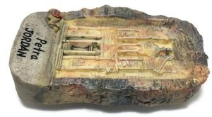 Résine Jordan Archaeological City of <span class=keywords><strong>Petra</strong></span> Aimant de réfrigérateur 3D souvenirs pour les voyageurs - Product Image 2