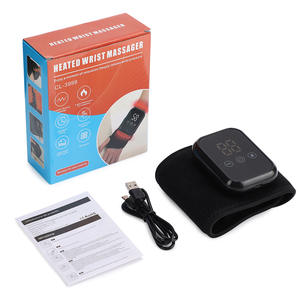 Electric Heating Wrist <b>Massager</b> Vibration Hot Compress Therapy Strap Breathable <b>Hand</b> Joint Massage Brace for Home Office - Product Image 6