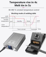 Station de soudage numérique OSS T12-X Plus avec écran, plateforme de réparation de téléphones, station de soudage T12X Plus
