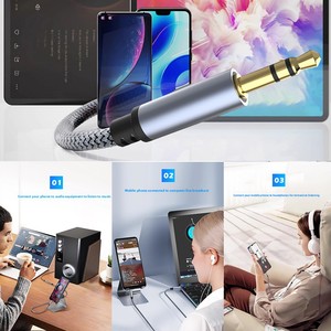 Câble d'extension <span class=keywords><strong>audio</strong></span> 3,5 mm mâle-femelle, compatible avec les microphones d'ordinateur, les casques et le chant KTV - Product Image 6
