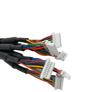 Cable blindado negro SHR-09V-S-B de 9 pines y 1.0 mm con ambas extremidades, venta al por mayor de fábrica, longitud personalizable - Product Image 3