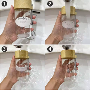 Oval Water-Soluble Dissolvable <b>Labels</b> BPA-Free No Residue Food Safe Storage <b>Labels</b> for Freezer & Microwave - Product Image 5