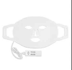 Máscara facial de silicone com sete cores, máscara de rosto com nariz dividido