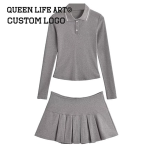 Conjunto de moda personalizable estilo Y2K para mujer, 120 gramos, diseño completo, Sudadera con capucha y conjuntos cortos con estampado de transferencia por sublimación - Product Image 2