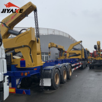 Semi-remorque porte-conteneurs à chargement latéral en fer, 3 essieux, 40 pieds, 37 tonnes, pour transport de conteneurs, à vendre