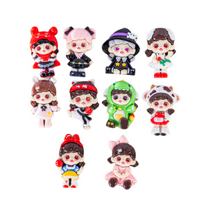 Nuevo lindo dibujos animados Rascal tarjeta grande hecho a mano DIY crema pegamento joyería refrigerador pegatinas llavero resina juguetes bolsas ciegas - Product Image 5