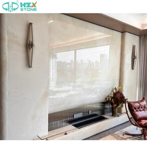 Hzx cao cấp tự nhiên trắng Onyx tấm gạch mờ đá sang trọng cho Backlit tường bàn & phòng tắm nhà bếp Vanity Tops - Product Image 3