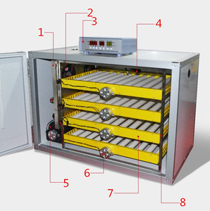 Incubateur à œufs entièrement automatique pour 300 œufs, incubateur à œufs de poulet de grande qualité pour 300 œufs - Product Image 2
