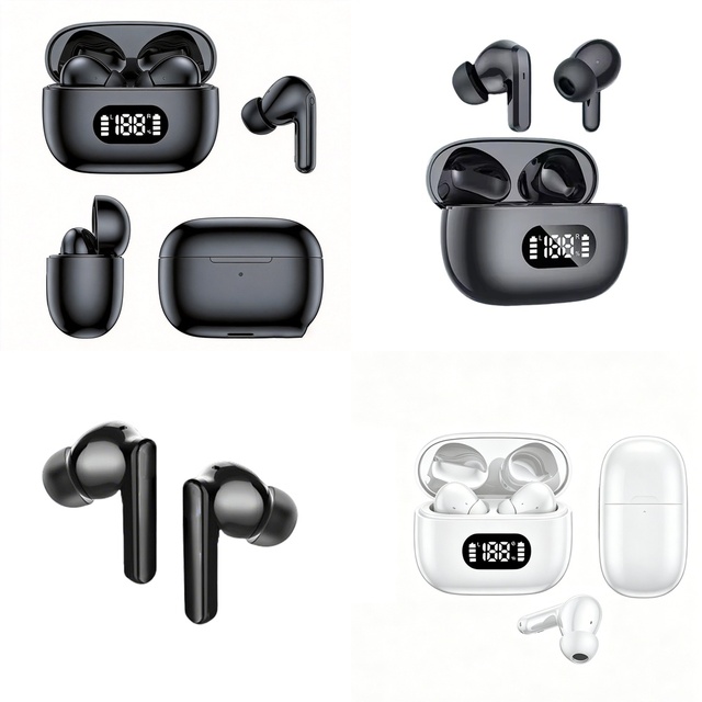 2026 New Arrival Stereo Headset Type-C Fast Charging Battery Smart Touch Control HiFi Sound for All Smartphones Sport Gym