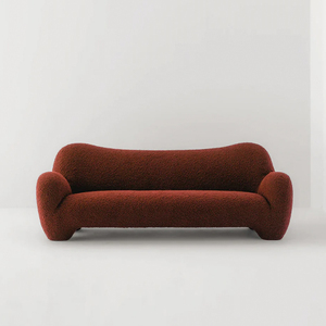 Wabi-Sabi ชุดโซฟาแบ่งส่วนทำจากผ้าครีมฝรั่งเศสแบบย้อนยุคสไตล์ย้อนยุคหลายคนสำหรับบ้านโรงแรมโซฟารับแขก - Product Image 1