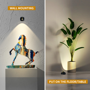 <span class=keywords><strong>Led</strong></span> Spotlight trong nhà RGBW điều khiển từ xa có thể sạc lại không dây thay đổi độ sáng giọng chiếu sáng cho nhà văn phòng sơn chiếu sáng - Product Image 4