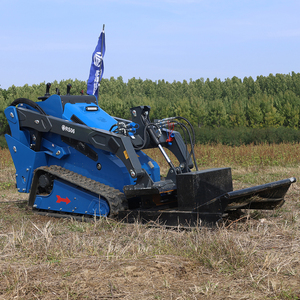 รถตักล้อยาง RIPPA RS06 พร้อมเครื่องตัดหญ้า เครื่องบดไม้ เครื่องยนต์ Kubota รถตักดินดีเซลแบบตีนตะขาบ เครื่องจักรกลการเกษตรขนาดเล็ก รถบูลโดเซอร์ขนาดเล็ก - Product Image 5