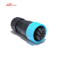 Conector Automotriz LLT de 3 Pines M25, Conector Rápido de 2, 4, 5, 6, 8, 20, 24 Pines, Conector de Cable Impermeable IP68 con Tornillo