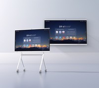 75 İnç 4K LCD Dokunmatik İnteraktif Beyaz Tahta 20 Noktalı Kurumsal Konferans Salonu Sergi Ekranı Yapay Zeka Entegreli OPS RoHS OEMODM
