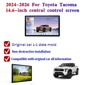 Système <span class=keywords><strong>de</strong></span> navigation GPS Android Auto CarPlay avec vue panoramique 360°, aide au <span class=keywords><strong>recul</strong></span>, écran OLED 14,6 pouces, caméra <span class=keywords><strong>de</strong></span> <span class=keywords><strong>recul</strong></span> 4G pour Tacoma - Product Image 2