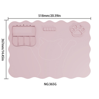 Tapis de table pour manucure 2027, motif cœur cerise rose, personnalisable avec logo, les meilleures ventes