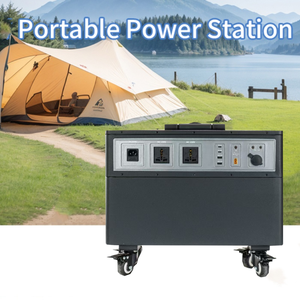 Station d'alimentation portable 3000W, batteries LiFe04 haute capacité avec onde sinusoïdale pure, alimentation mobile extérieure - Product Image 5