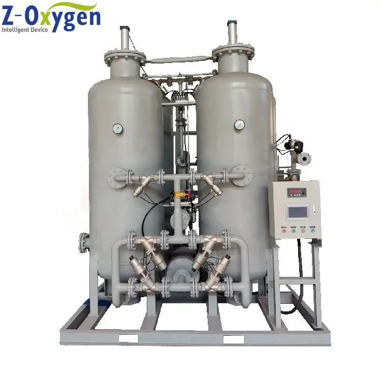 Z-Oxygen 5-2500M3/h N2 เครื่องกําเนิดไฟฟ้าคุณภาพสูงสําหรับบรรจุอาหาร PSA ไนโตรเจนโรงงาน