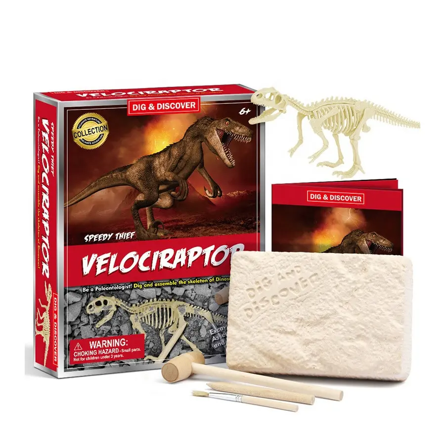 Science Kits Archaeology Discovery Digging Kit for Kids Science Education Toys Dinosaur Fossil Simulation Dinosaur Toys