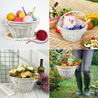 Paniers de rangement blancs pour cadeaux de mariage, paniers pour demoiselles d'honneur, emballages cadeaux pour la vente en gros