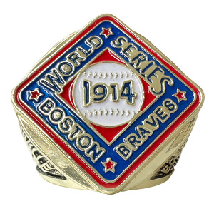 Bague de championnat de la <span class=keywords><strong>Série</strong></span> mondiale MLB Boston <span class=keywords><strong>Atlanta</strong></span> Braves 1914, vente directe d'usine - Product Image 2