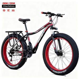 <span class=keywords><strong>Bicicleta</strong></span> de Montaña de 26 Pulgadas con 21 o 24 Velocidades, Doble Freno de Disco, Horquilla con Suspensión Completa y Llantas Anchas 4.0 para Adultos a Precio Económico - Product Image 1