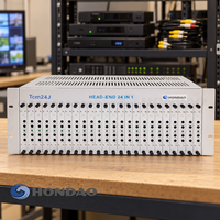 Modulateur AV vers RF CATV TCM24J 24-en-1 pour sources d'audio et vidéo de récepteur satellite
