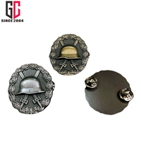 15 ans d'usine personnalisé métal allemand Vintage médaille prussienne soviétique insigne broche casque commémoratif émail épinglette