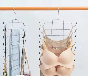4-Tier Metal Pants <strong>Hanger</strong> - Space-Saving Multi-Layer <strong>Hanger</strong> for Wardrobe Organization - Product Image 3