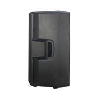 Enceinte de scène active en plastique 15 pouces 500W RMS Classe D DSP Bi-Amplifiée pour diaphragme en alliage de titane aimant néodyme portable sur pied