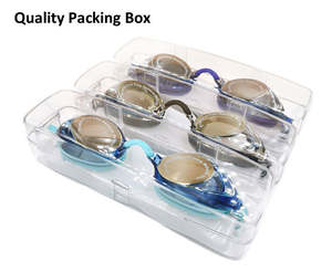 แว่นตาว่ายน้ําผู้ใหญ่แว่นตาว่ายน้ําแข่งมืออาชีพพร้อมเลนส์พีซีกระจกไม่มีการรั่วไหลพร้อมแว่นตาป้องกันรังสียูวีพร้อมเคส - Product Image 6