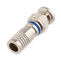 Connecteur RF 75ohm BNC connecteur coaxial à Compression mâle pour RG59 RG140 LMR240 câble