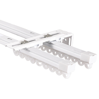 Riel de Cortina Curvo de Aluminio Sólido, Forma Personalizada, Accesorio para Riel de Cortina de Ventana en Forma de Baya