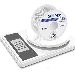 Alambre de soldadura <span class=keywords><strong>con</strong></span> núcleo de resina 100g Sn63Pb37 <span class=keywords><strong>Estaño</strong></span> 63/37 0.8mm de diámetro <span class=keywords><strong>con</strong></span> fundente CO2 para OEM/ODM personalizable - Product Image 5