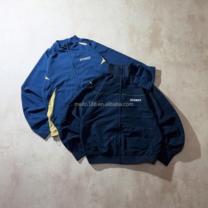 Veste en nylon personnalisée, streetwear, vêtements de sport décontractés, polyester, vêtements d'extérieur, coupe-vent zippé en nylon, vestes coupe-vent pour hommes - Product Image 1