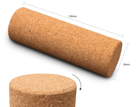 Muestra Gratuita de Rodillo de Corcho Ecológico Kepler para Yoga, Ejercicio y Masajes, Set de Bloques para Fitness, Gimnasio y Pilates