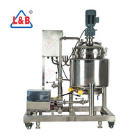 Machine à mélanger en acier inoxydable avec agitateur en ligne pour la fabrication de ketchup, sauce tomate, vinaigrette et mayonnaise