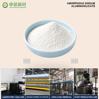 Aluminosilicate de sodium amorphe de qualité alimentaire, granulaire, calciné, adsorbant, pH 7 neutre, pour la rémediation de la couleur en phase liquide