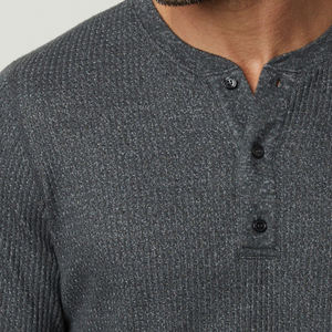 Camiseta Térmica para Hombre, Capa Base de Invierno, Manga Larga, Ecológica, de Secado Rápido, Transpirable, de Algodón, Poliéster y Lona, de Alta Calidad - Product Image 4