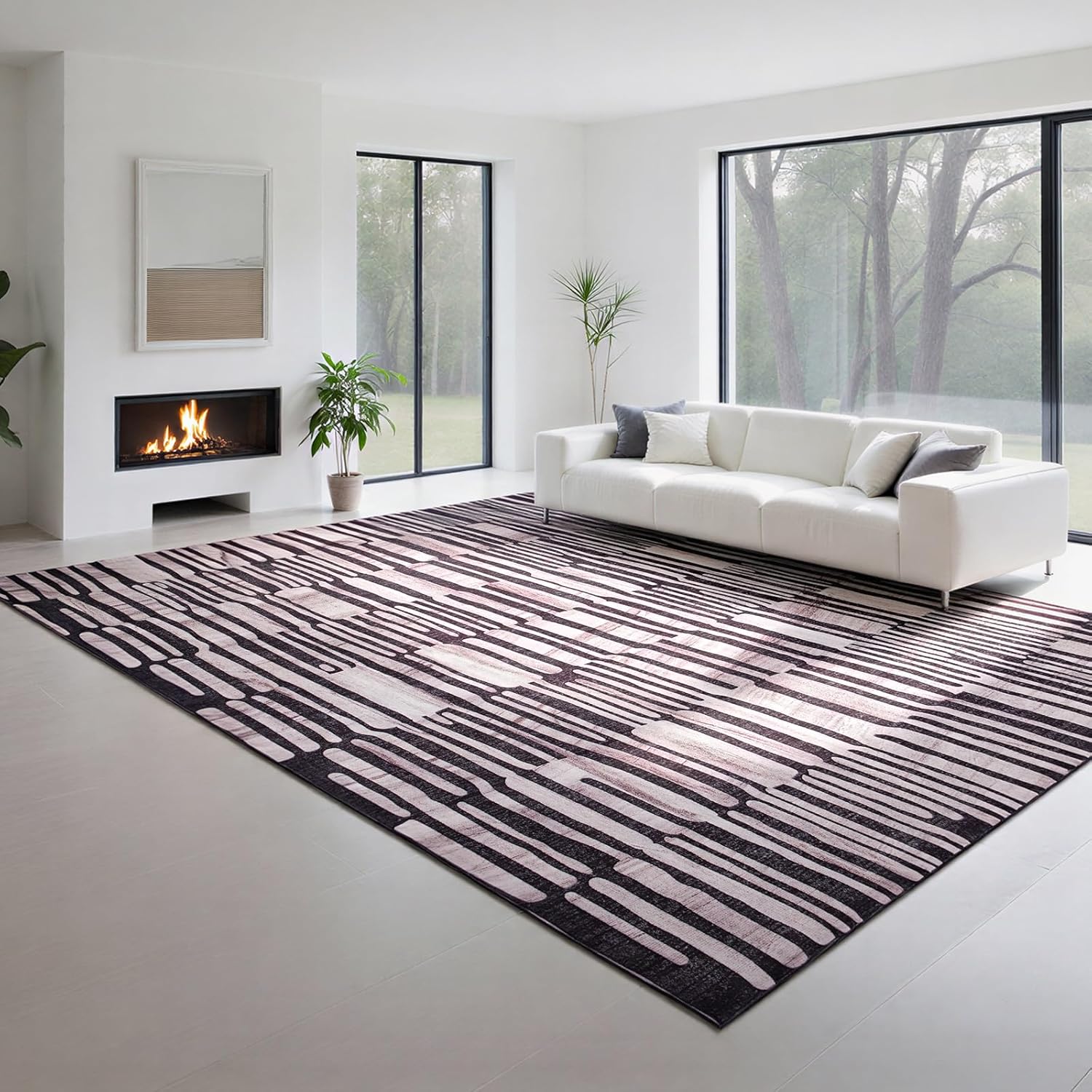 Black-milky white-light brown