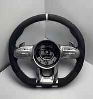 Volant de style racing pour l'amélioration de l'intérieur de la voiture, pour Mercedes Benz Classe V W447 Sprinter W906 W907, volant en cuir
