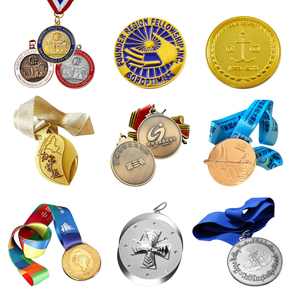 Medalla de gimnasia antigua personalizada, esmalte suave fundido a presión, aleación de zinc 2D 3D, Metal de estilo moderno con grabado tallado - Product Image 6