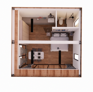 Casa Container Prefabbricata Sunshine, Casa <span class=keywords><strong>in</strong></span> Vetro da 40 Piedi per Vacanze, Villa, Negozio, Supermercato <span class=keywords><strong>in</strong></span> <span class=keywords><strong>Vendita</strong></span> - Product Image 6